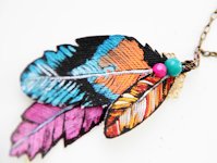 Alisa Burke Faux Feathers Necklace